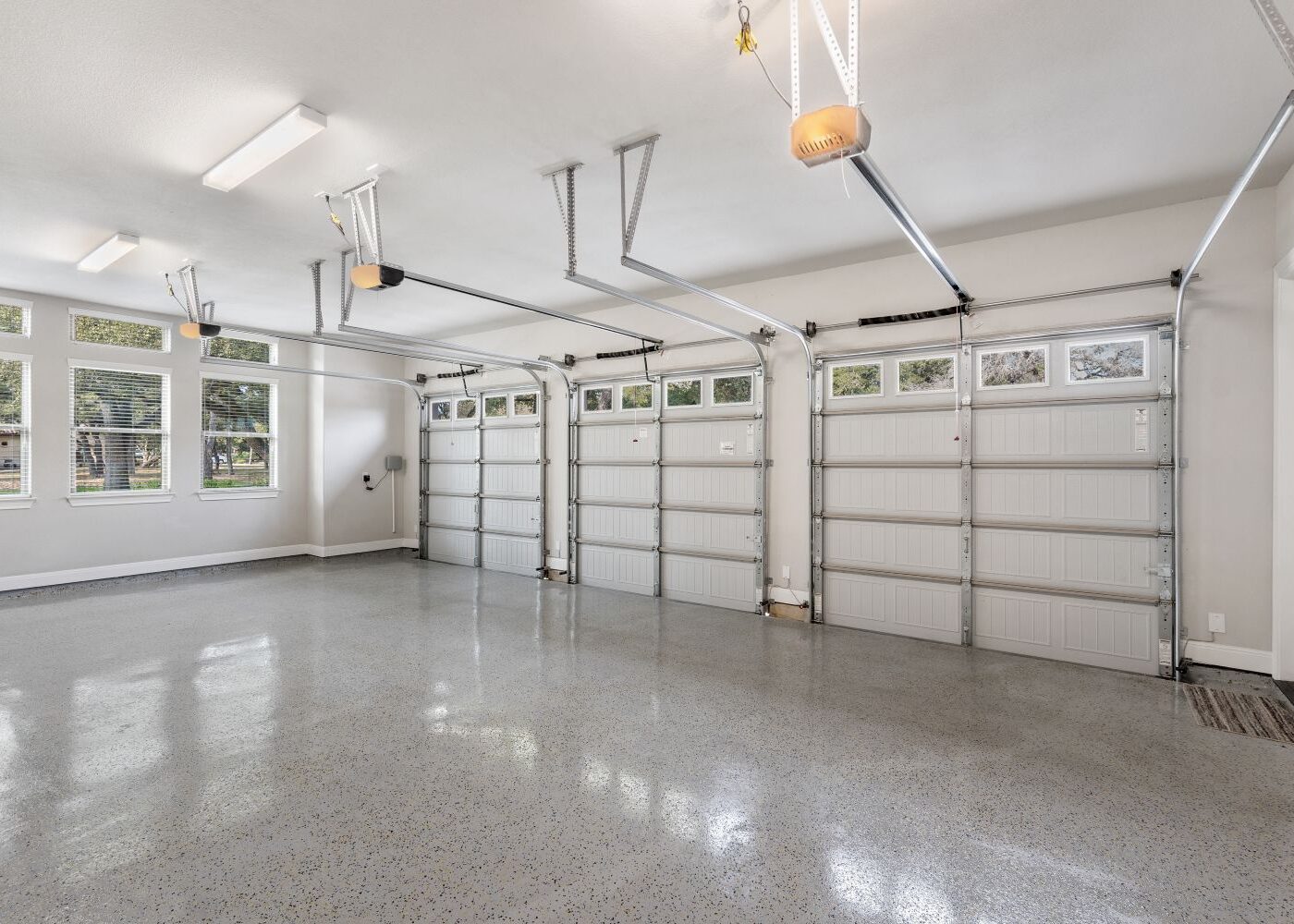 garage with concrete floor