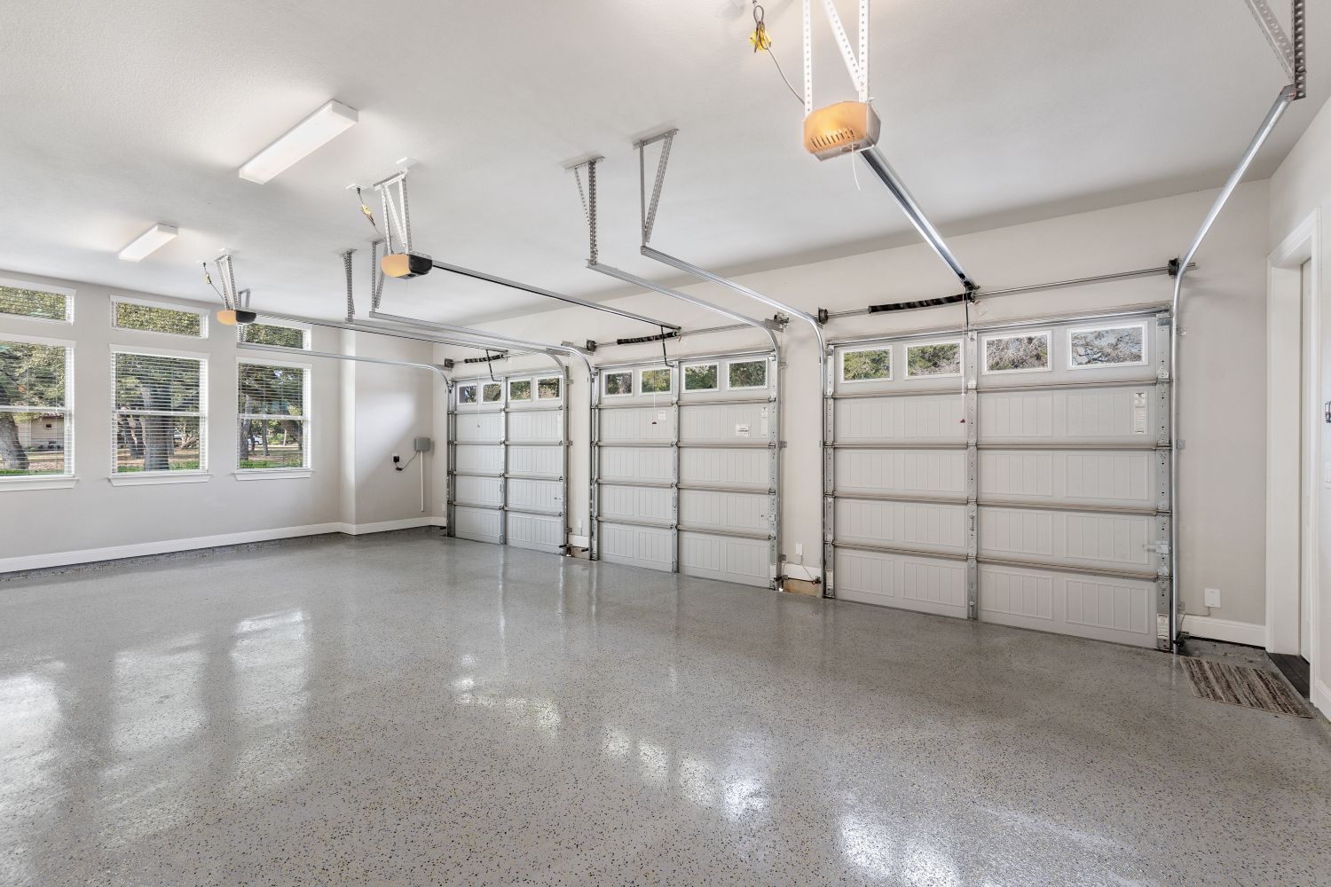 garage with concrete floor