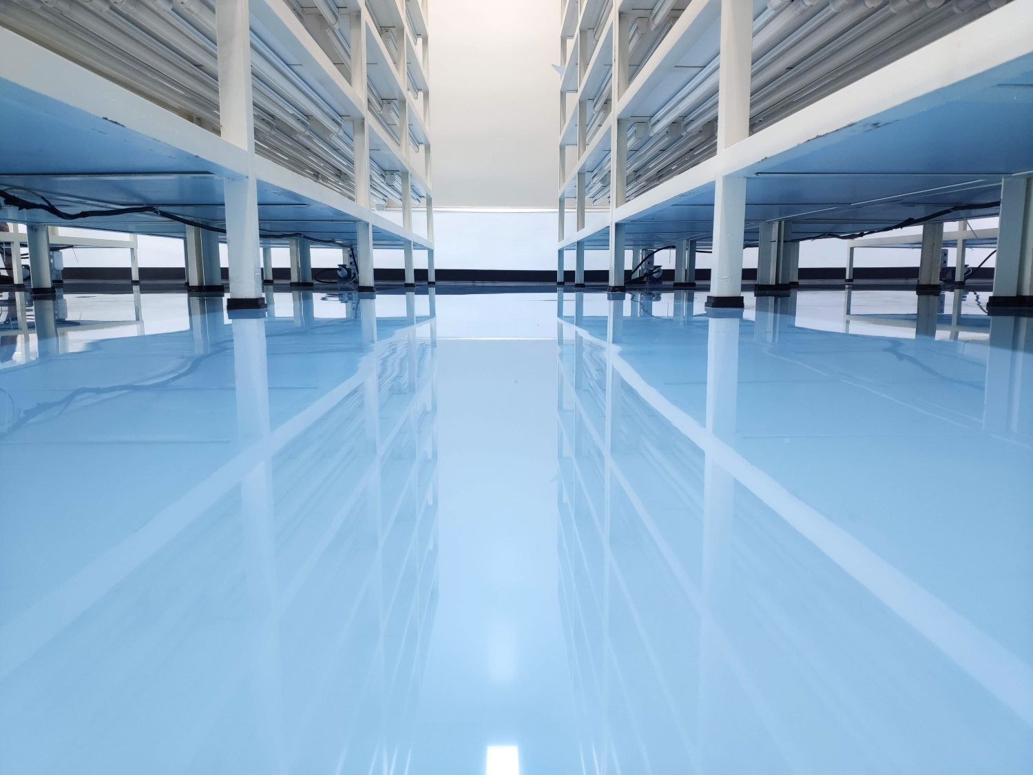 resin factory floor