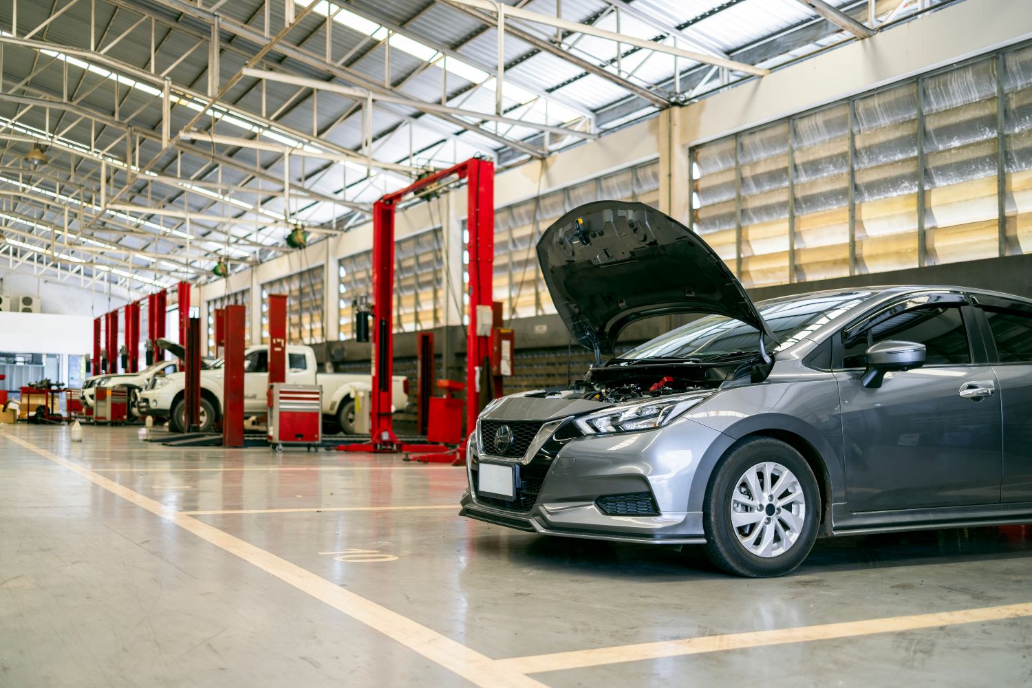 car garage resin floor